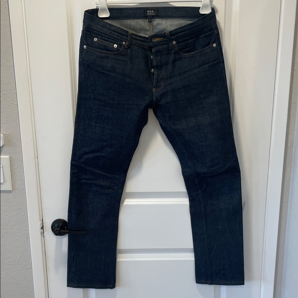 A.P.C. Men's raw denim Jeans